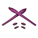 Replacement Earsocks & Nosepieces Kits for Oakley Flak 2.0/2.0 XL Sunglasses (Purple, 0)