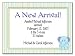 Blue Elephant Baby Birth Announcements