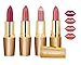 RythmX Creamy Matte Professional Lipsticks Combo Gold (Coral, Nude, Nude, Nude) Set of 4 (4 Grams /Pc) RS.425.00