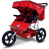 Tike Tech ATX Double Jogger Stroller- Nordic Red