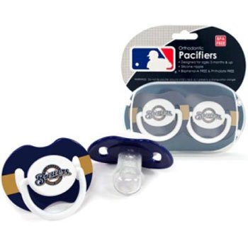 Milwaukee Brewers Pacifier - 2 Pack