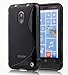 JKase Slim-Fit Streamline Ultra Durable TPU Case Compatible for Nokia - Retail Packaging (Nokia Lumia 620, Black)