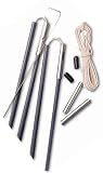 Tent Pole Replacement Kit, 3/8-inch Diameter