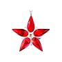 Swarovski Crystal Poinsettia Ornament Small