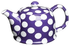 Classic Coffee & Tea White Dots Teapot