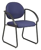 Kitchen & Housewares : Guest Chair / Visitors Chair - Deluxe Sled Base Arm Visitors Chair - Office Star - V3460