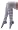 STEVE MADDEN Sheer Striped Over The Knee Womens Socks White