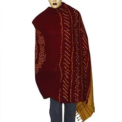 Warm Shawl Tie Dye Print Wool Accessory 80 x 35 inches