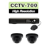 Backstreet-Surveillance - 2 Indoor Dome Camera Surveillance Kit