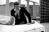 James Dean Movie (White Car) Poster Print - 24x36 Collections Poster Print, 36x24 Collections Poster Print, 36x24