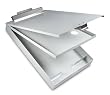 Saunders Recycled Aluminum Cruiser-Mate&trade; Storage Clipboard with Dual Tray Storage and Antimicrobial Product Protection, 21017, Letter Size (8.5 inch x 12 inch)