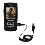 Coiled Power Hot Sync and Charge USB Data Cable w/ Tip Exchange for the Samsung SCH-R610 - Gomadic Brand