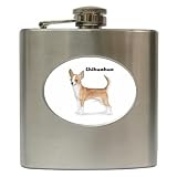 Chihuahua Hip Flask (6 oz)