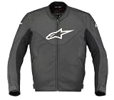 Alpinestars Indy Leather Motorcycle Jacket Large (42) Black