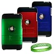 Apple iPod Touch 2nd 3rd generation 2g, 3g, 4 Item Accessories Bundle includes: GREEN RED and BLUE Custom Case + Vangoddy tm, Live*Laugh*Love wrist band!!!