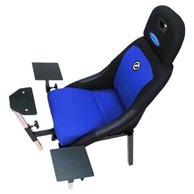 Pilot Seat blue and black gaming chair