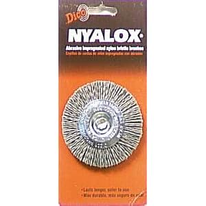 Dico 541-771-3 Nyalox Wheel Brush 3-Inch Grey 80 Grit by Dico