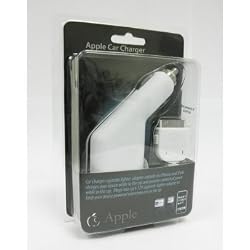 Rapidfit Car Charger for Apple iPhone 4, iPhone 3, iPhone 3G and iPhone 3GS (Works for Most iPods)(Charger exactly as pictured in retail package)