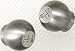 Richbrook Slant Top 6 Speed Lift To Reverse Car Gear Knob (Reverse Bottom Right) Satin Titanium (4006.07)