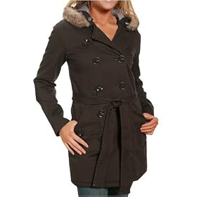 Buy Volcom Jackets : Volcom Nighttrooper Buster Brown Juniors Double Breasted Trench Coat by Volcom