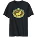 T-Shirt Mens Black " A barking dog never bites, but when it bites, it bites - Shiloh Shepherd " Dogs
