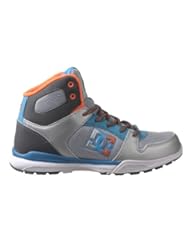 Shoes: DC Womens Alias Fashion Sneaker,Silver/Fluorescent Blue,9.5 M US - DC
