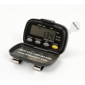 New HRM660X (Black) Multifunction 1 Million Step Count Pedometer