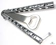 The Original BOTTLEFLY KNIFE Butterfly Knife Bottle Opener (Chrome)