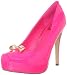 DV by Dolce Vita Women's Bunny Platform Pump,Hot Pink Patent,9 M US