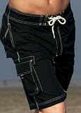 Big Mens Contrast Waist Boardshorts by District Threads (Big & Tall and Regular Sizes)