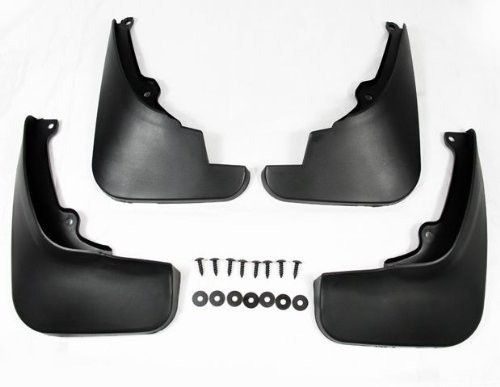Black Auto parts 4PCS Mudguard Splash Guard Mud 