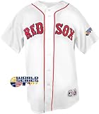 Boston Red Sox Home White 2007 World Series Replica Jersey