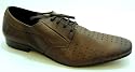 Hudson Mens Townsend Brown Lace Up Leather Loafer Shoes.