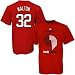 Search : Majestic Portland Trail Blazers #32 Bill Walton Scarlet Name and Number T-shirt