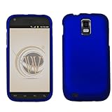 Blue Rubberized Hard Protector Case for Samsung Hercules T989