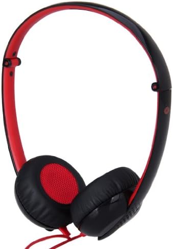 BALDOOR E500 Foldabale 3.5mm Over Ear Headphone Light Weight Durable Wired Headset with Motion Sensing System for iPods ,PDA, PSP, Laptops, MP3,MP4,CD/DVD Players, Samsung, Apple iPhone, HTC Phones (Black)