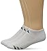 adidas Men's Cushioned No Show Socks (3-Pair), White/ Black/ Granite/ Light Onix, Large