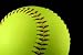 Yellow Softball - 24W x 16H - Peel and Stick Wall Decal by Wallmonkeys