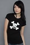 Paul Frank The PF Skurvy Cap Sleeve Tee,Sleepwear for Women