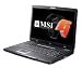 Electronics : MSI Black GX700 Core2 Duo T8300 2.4GHz 3GB 320GB DVDRW BT 17