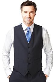 Regular Fit 5 Button Lightweight Waistcoat with Wool