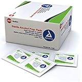 Dynarex 1113 Latex Free Sterile Alcohol Prep Pad (Box of 200)