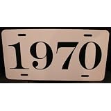 1970 YEAR LICENSE PLATE by Motown Automotive Design