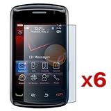 3 Pack of Premium Reusable LCD Screen Protectors for Blackberry Storm 2 955 ....