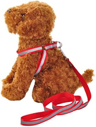 HFSMD Dog Training Leash Puppy Teddy Dog Polyester Rope Pet Supplies (Red)