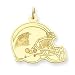 14K Carolina Panthers Xl Helmet Charm