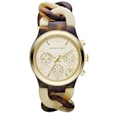 Michael Kors Triple-eye Gold Dial Womens Quartz Watch - MK4270