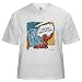 Dachshunds hate rain Dachshund White T-Shirt by CafePress