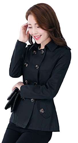 レディース カジュアル 秋物 ジャケット ショートコート 襟 スーツ コットン 長袖 アウターブルゾン ブレザー フェミニン Aライン スリム 着こなし コーディネート 上着 ベーシック シンプル おすすめ おしゃれ 大人カジュアル 上品 エレガント デート レジャー トラベル 人気色 選べる3色 オリジナルアクセサリー付属 UJA001