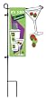 It's 5 o'Clock Somewhere Sculpted Artistic Blend Garden Size Flag